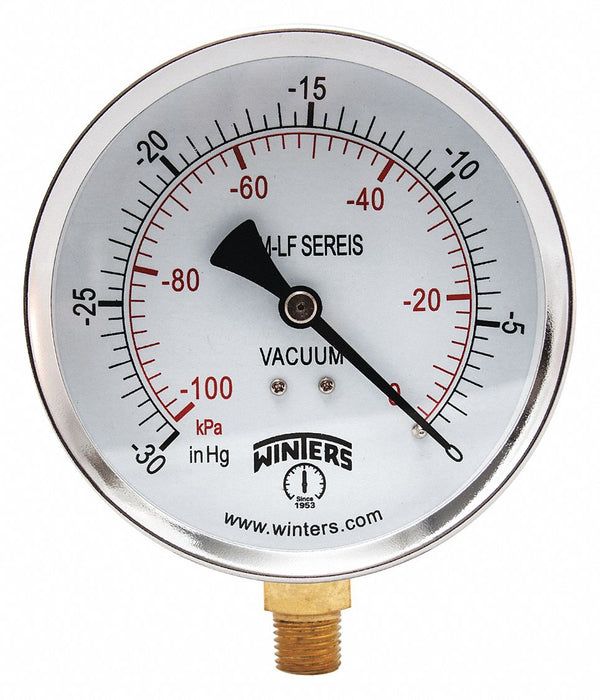 K4524 Gauge Pressure 30 in Hg Vac/kPa 4 in