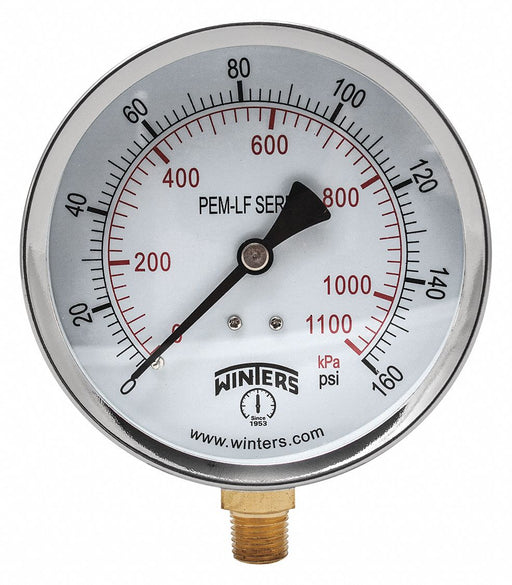 K4524 Gauge Pressure 0 to 160 psi 4 in.