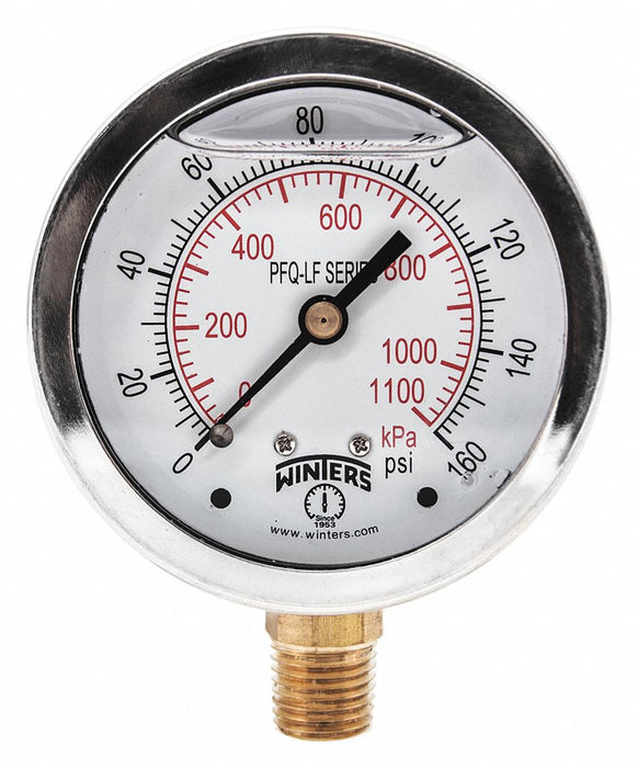 Gauge Pressure 0 to 300 psi 4-1/2 in.