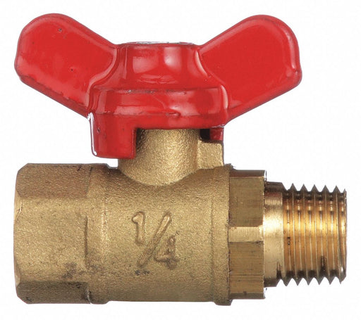Manual 2-Way Ball Valve NPT Forged Brass