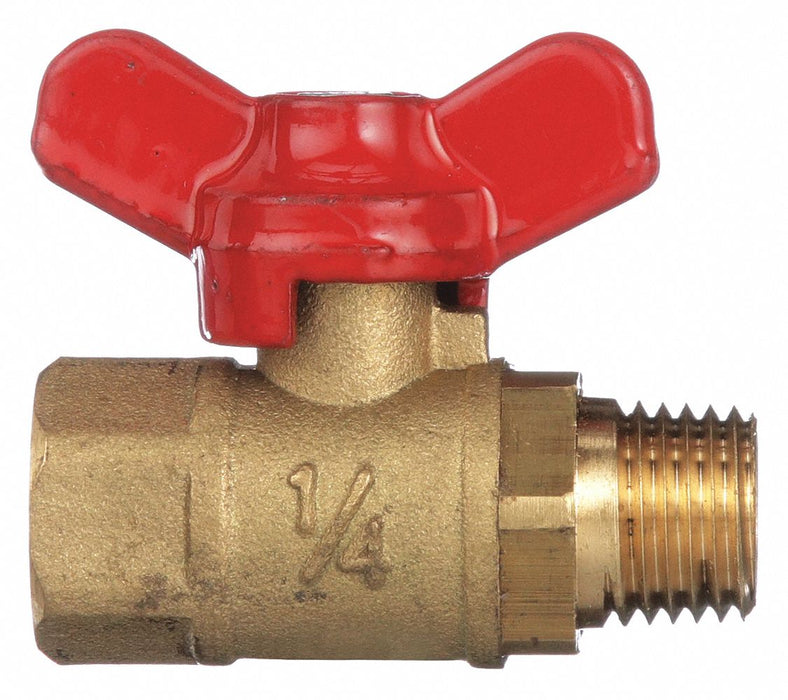 Manual 2-Way Ball Valve NPT Forged Brass