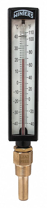 Thermometer Analog 30-300 deg 1/2in NPT