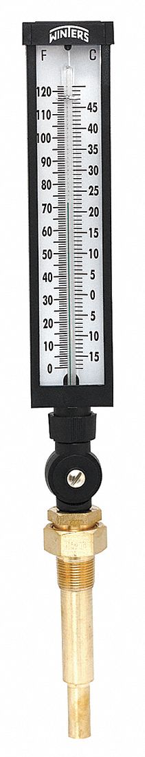 Thermometer Analog -30-240 deg 3/4in NPT