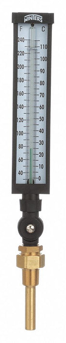 Thermometer Analog 30-240 deg 3/4in NPT