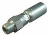 Crimp Fitting 3/8 I.D. 3/8 M NPTF PK2