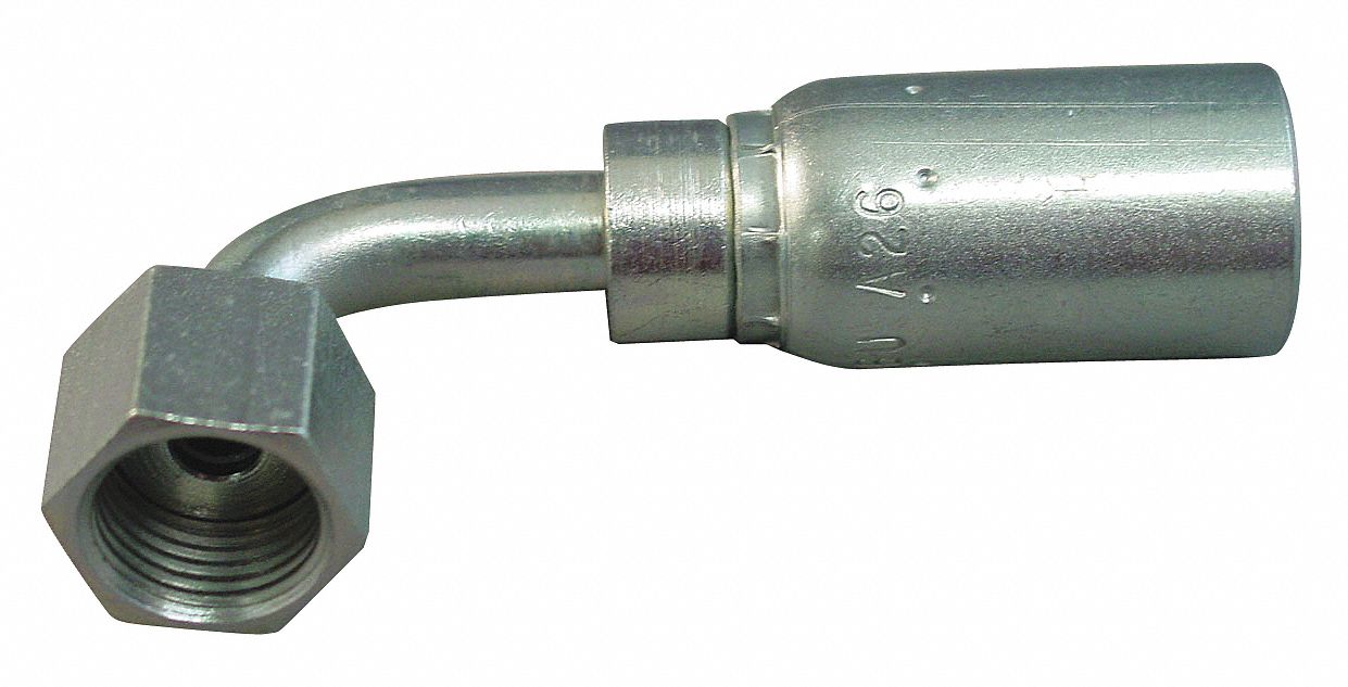 Crimp Fitting 90 Degrees Elbow 3/4 ID