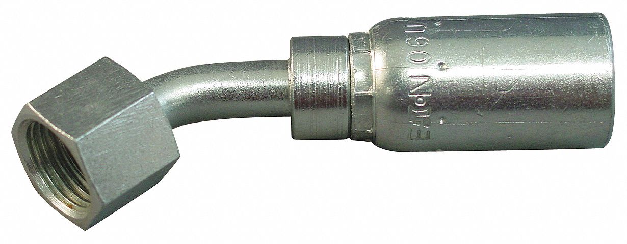 Crimp Fitting 45 Degrees Elbow 1/4 ID