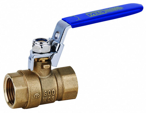 Manual 2-Way Ball Valve NPT Brass