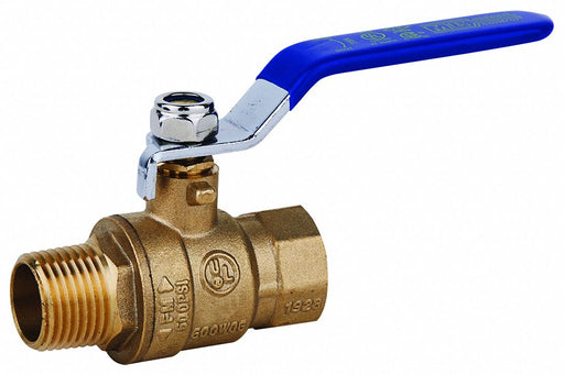 Manual 2-Way Ball Valve NPT Brass