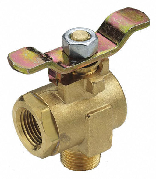Manual 2-Way Ball Valve NPT Brass