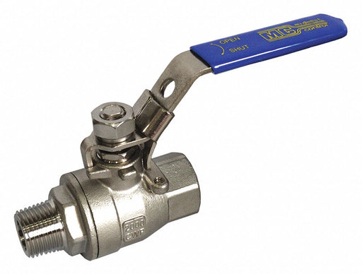 Manual 2-Way Ball Valve NPT 316 SS