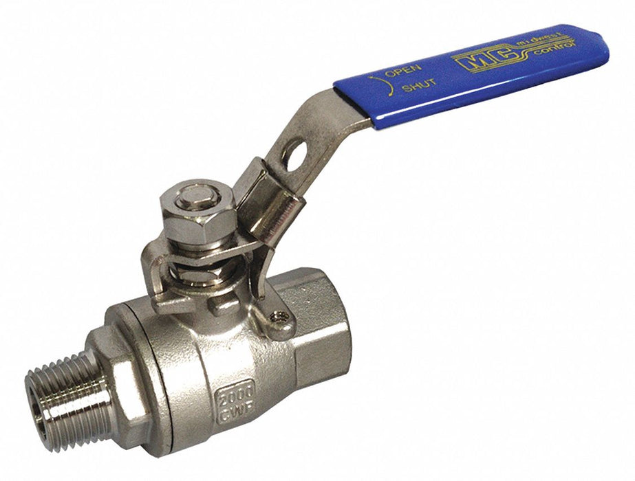 Manual 2-Way Ball Valve NPT 316 SS