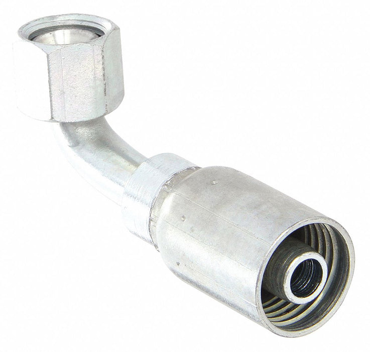 Crimp Fitting 90 Degrees Elbow 1/2 ID