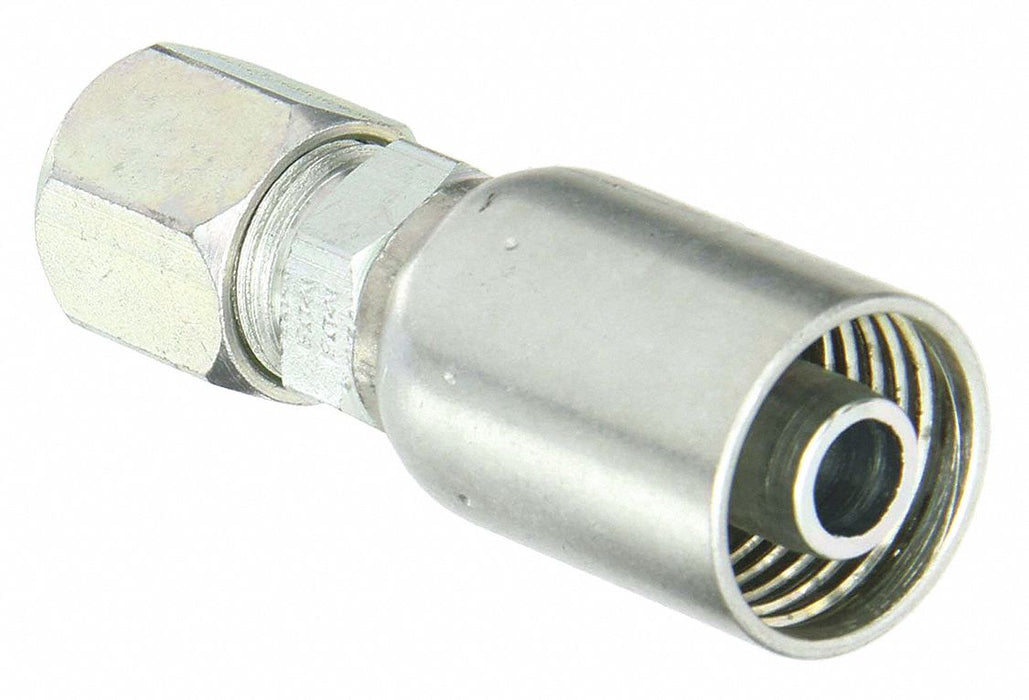 Crimp Fitting Straight 1/2 ID