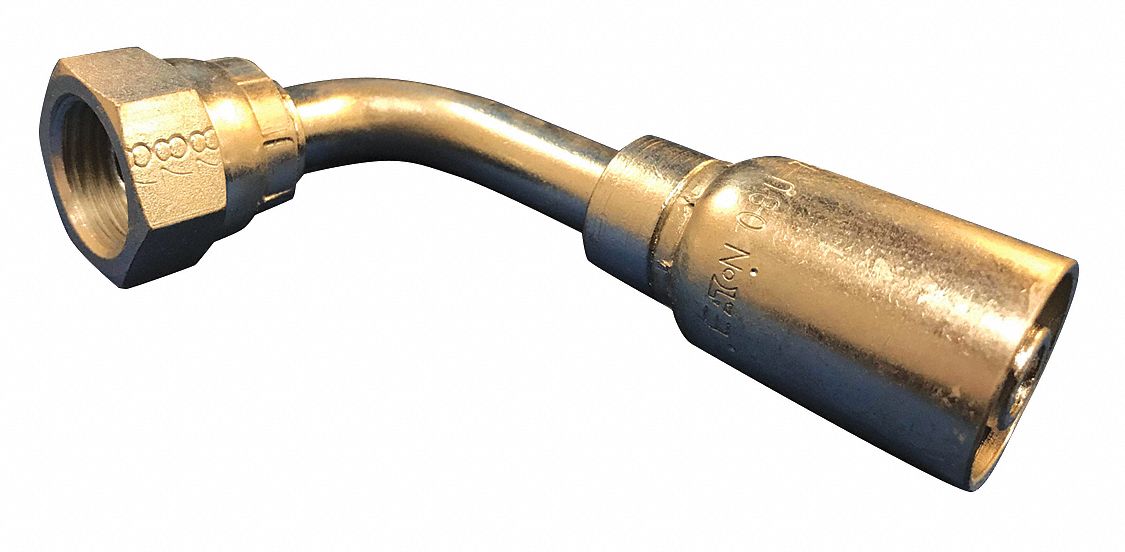 Crimp Fitting 90 Degrees Elbow 1/2 ID