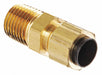 Strt Brass Comp. 3/8 in Comp. 1/8 in