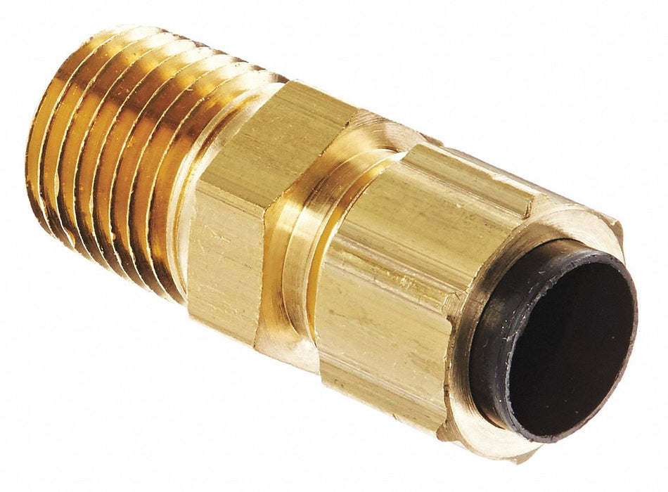 Strt Brass Comp. 3/8 in Comp. 1/8 in