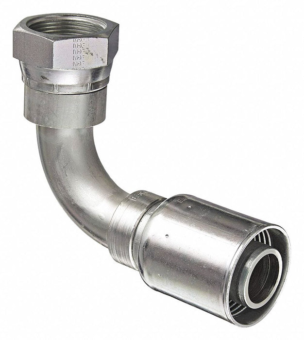 Crimp Fitting 90 Degrees Elbow 1-1/4 ID