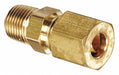Strt Brass Comp. 1/4 in MNPT 1/2 in