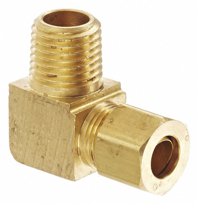 Elbow Brass Comp. 5/16 in MNPT 3/8 in