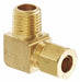 Elbow Brass Comp. 5/16 in MNPT 3/8 in