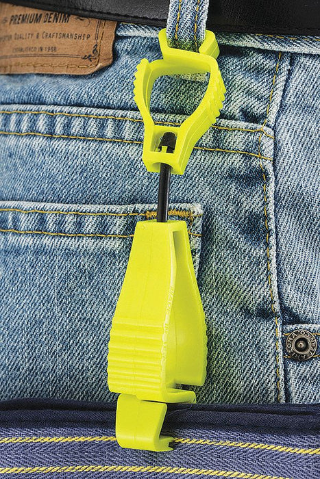 Glove Guard Clip High Vis Yellow Blank
