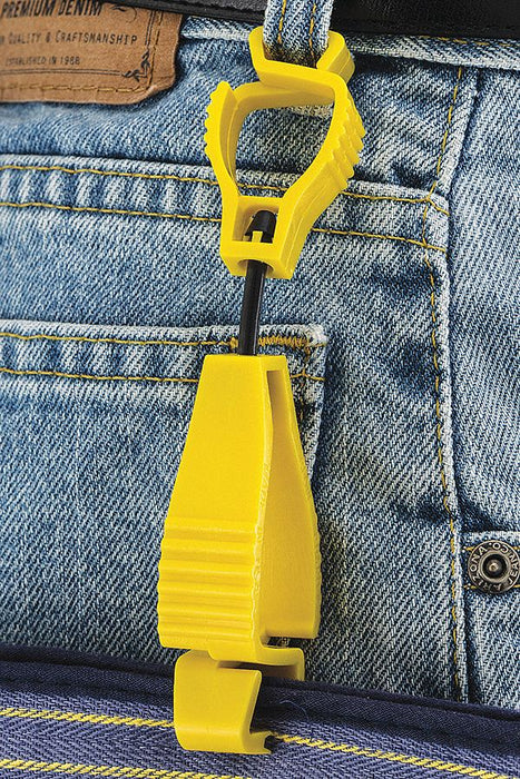 Glove Guard Clip Yellow Blank