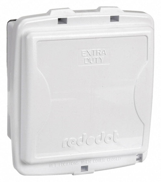 While In Use Weatherproof Cover White