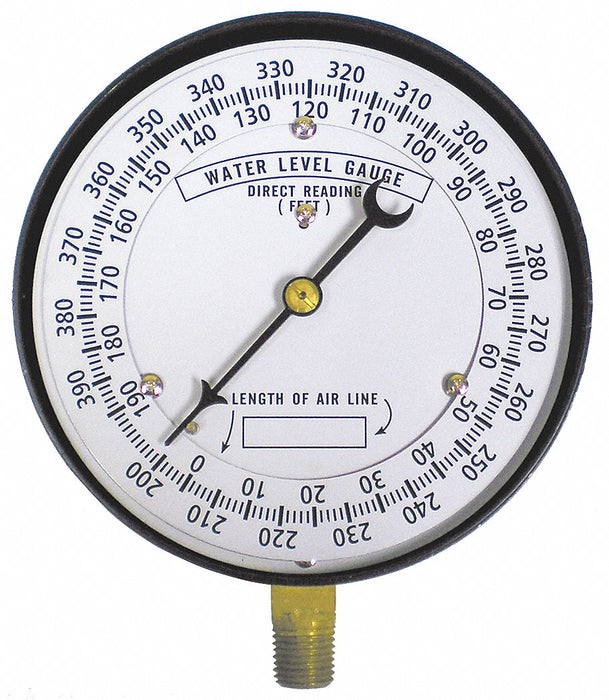 Well Water Level Gauge 0 to 390 ft.