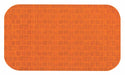 Floor Tape Orange 2x3.5in Rectangle PK50