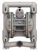 Dbl DiaphPmp NPT PTFE/SSteel 3/8in 49gpm