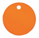 Blank Tag Alum 2in H 2in W Orange PK5