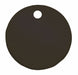 Blank Tag Aluminum 3in H 3in W Black PK5