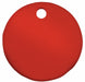 Blank Tag Aluminum 2in H 2in W Red PK5