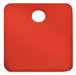 Blank Tag Aluminum 1in H 1in W Red PK5