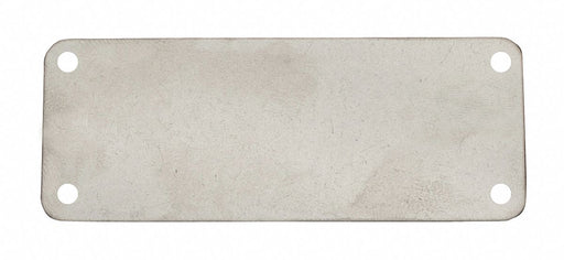 Blank Tag SS 1 1/2in H 3in W Silver PK10