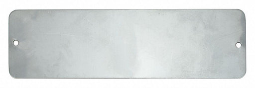 Blank Tag SS 2in H 6in W Silver PK5