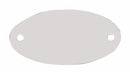 Blank Tag SS 1 5/32in H 2 1/16in W PK10