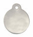 Blank Tag SS 1 1/4in H 1 1/4in W PK10