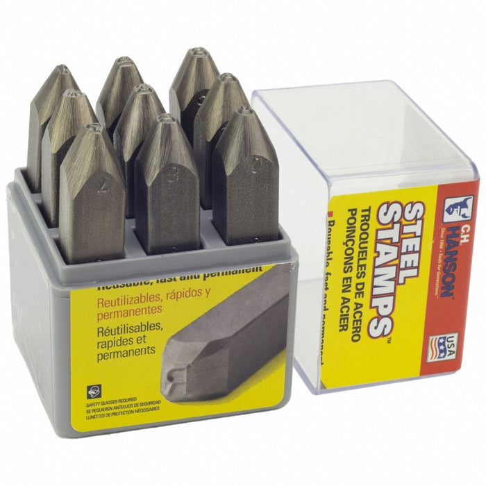 Hand Stamp Kit Number Set