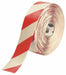 K3724 Floor Tape Red/White 3 inx100 ft Roll