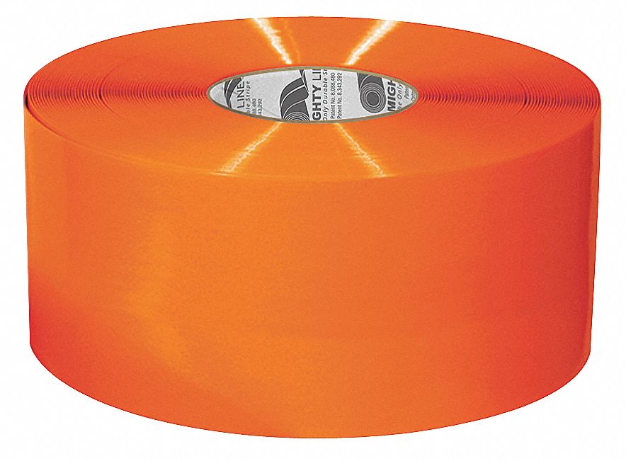 E7645 Floor Tape Orange 6 inx100 ft Roll