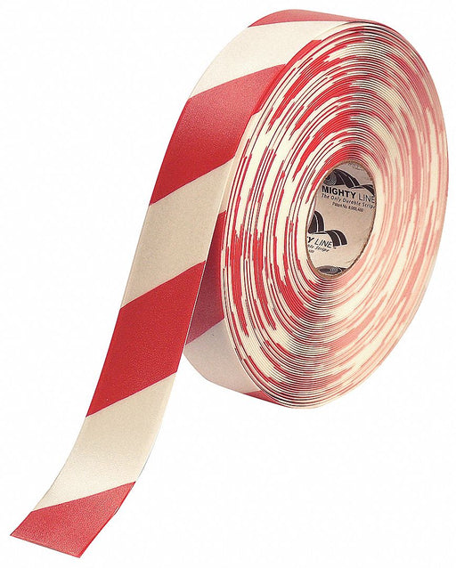 K3721 Floor Tape Red/White 2 inx100 ft Roll