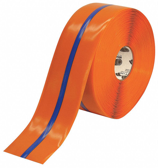 K3727 Floor Tape Blue/Orange 4 inx100 ft Roll