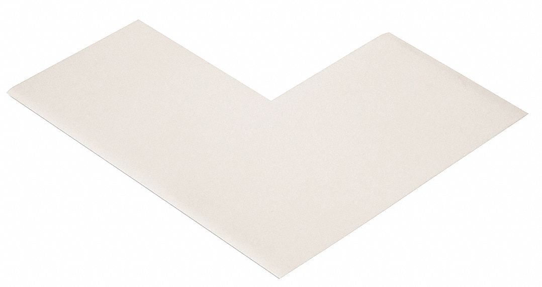 K3731 Floor Tape White 3 inx6 in L PK100
