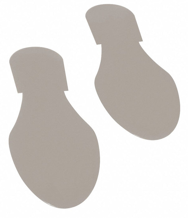 K3735 Floor Tape Gray 3.5 inx9.5 in Foot PK50