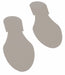 K3735 Floor Tape Gray 3.5 inx9.5 in Foot PK50
