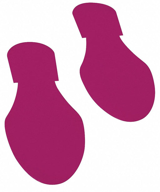 K3735 Floor Tape Purple 3.5inx9.5in Foot PK50