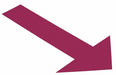 K3732 Floor Tape Purple 6 inx10 in Arrow PK50