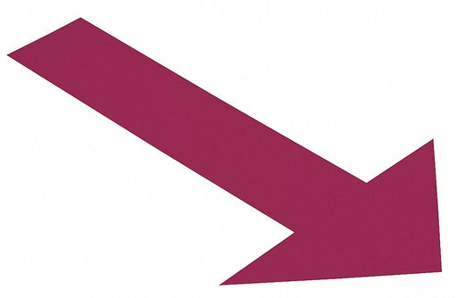 K3732 Floor Tape Purple 6 inx10 in Arrow PK50